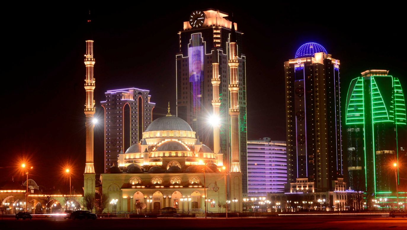 Чечня мечеть сердце Чечни небоскребы