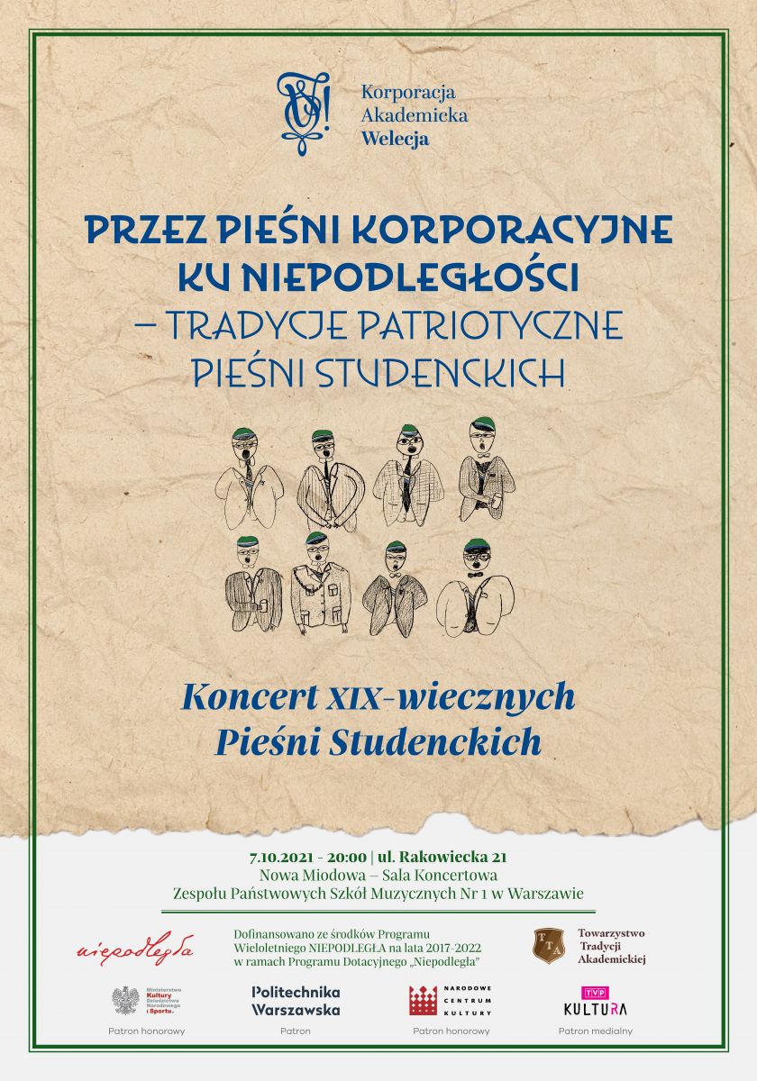 Koncert XIX-wiecznych Pieśni Studenckich