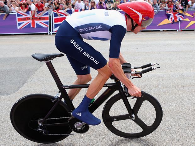 Bradley Wiggins wygrał z przewagą 42 sekund (fot. Getty Images)