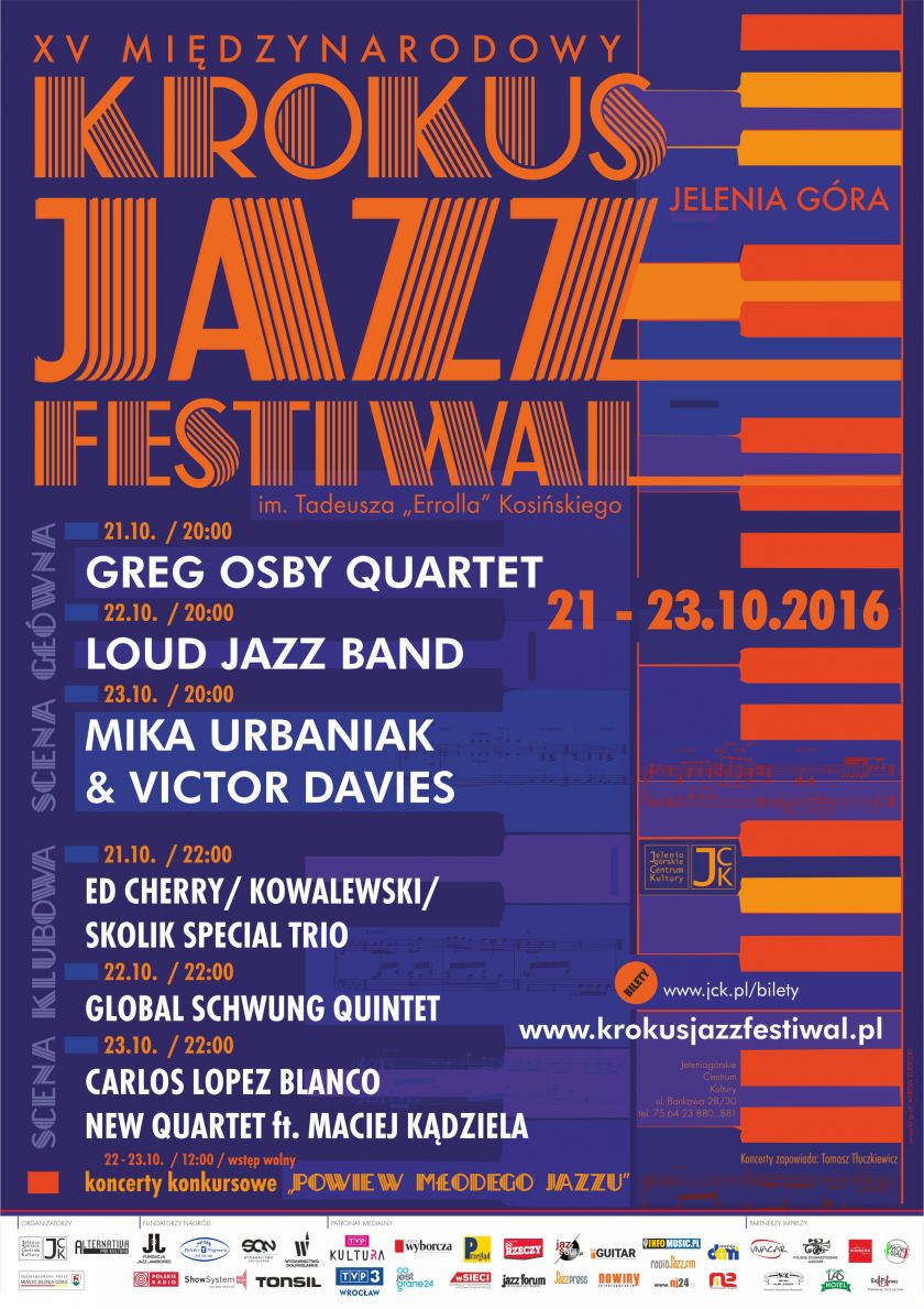 15. MIĘDZYNARODOWY KROKUS JAZZ FESTIWAL im. Tadeusza 