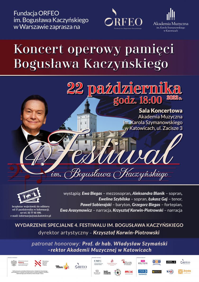 4. Festiwal im. Bogusława Kaczyńskiego - koncert w Katowicach