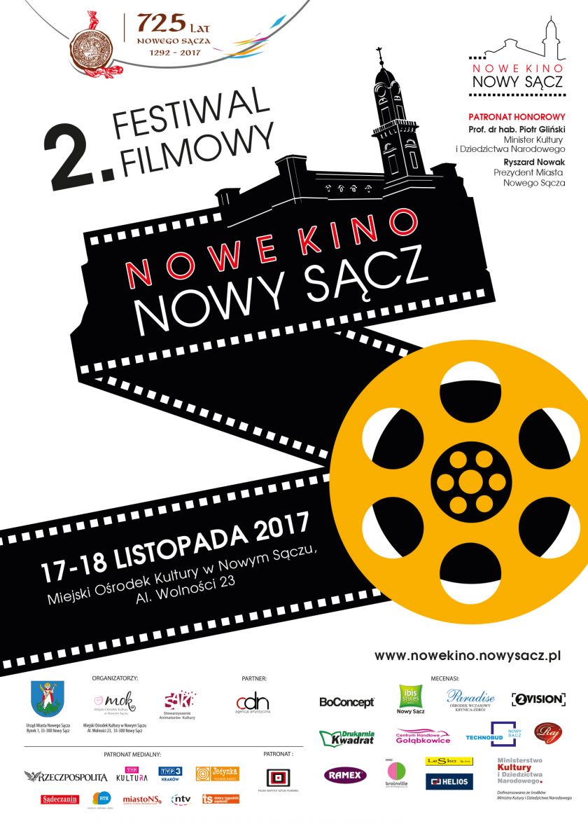 2.Festiwal Filmowy NOWE KINO - NOWY SĄCZ.