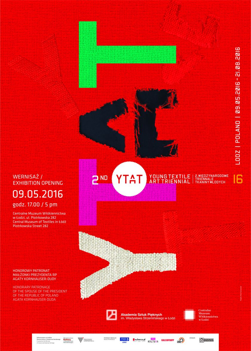 2. MIĘDZYNARODOWE TRIENNALE TKANINY MŁODYCH YTAT – ŁÓDŹ 2016