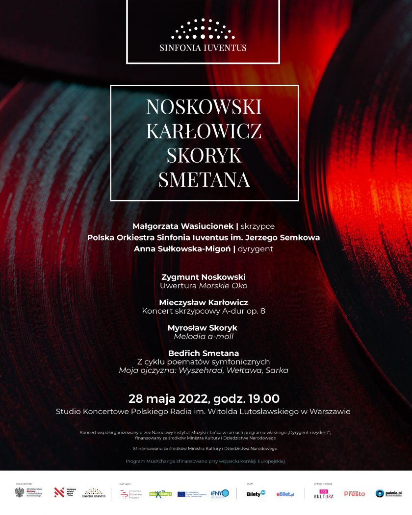 Koncert NOSKOWSKI | KARŁOWICZ | SKORYK | SMETANA