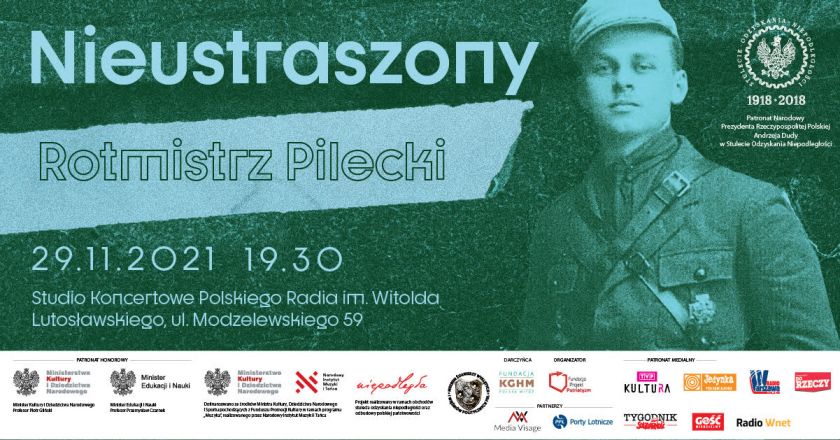 29 listopada 2021 roku odbył się Koncert „Nieustraszony Rotmistrz Pilecki”