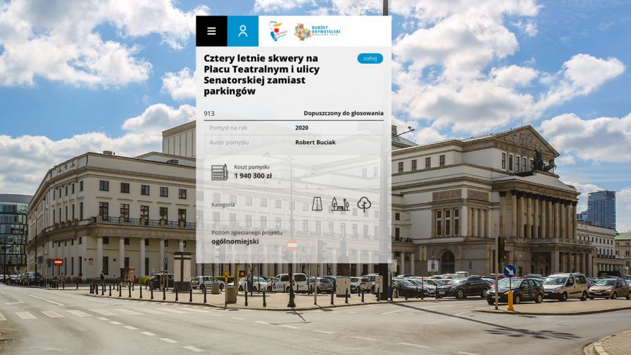 Koszt „czterech letnich skwerów” przy pl. Teatralnym i ul. Senatorskiej wyceniono na 1 mln 940 tys. zł (fot. arch. PAP/Leszek Szymański)
