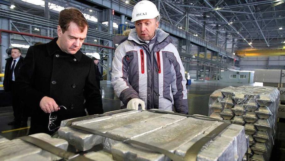 Deripaska został „królem aluminium” (foft. Kremlin.ru)