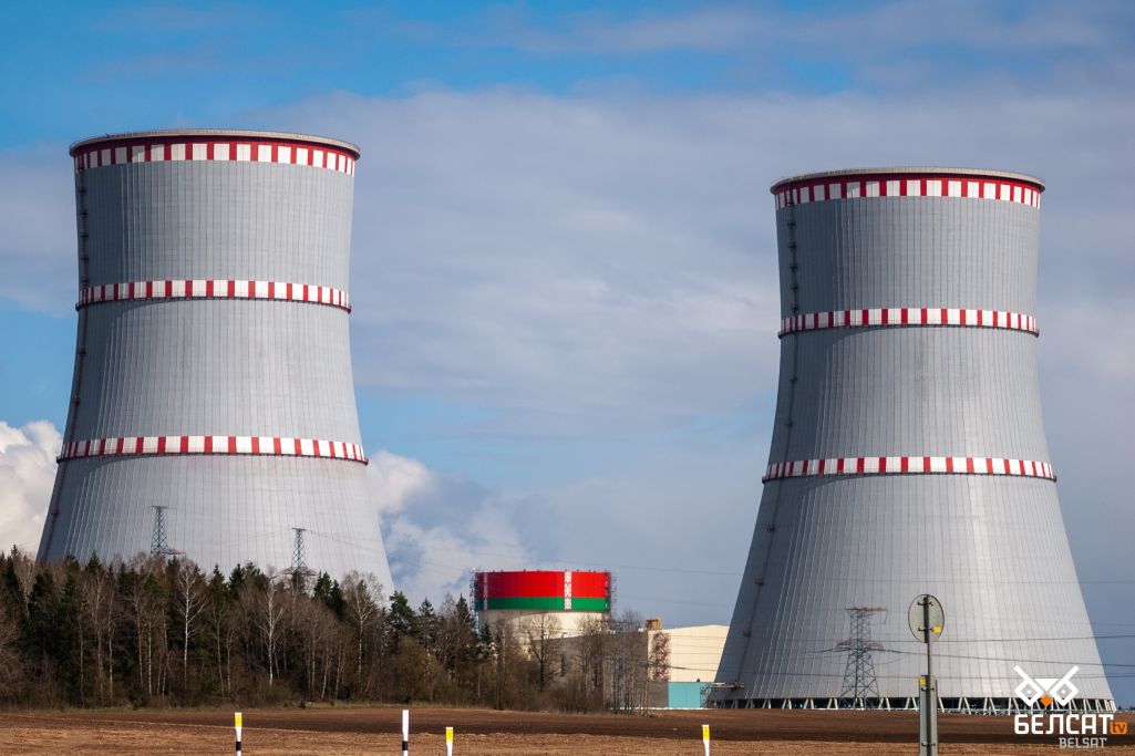 БелАЭС. 25 красавіка 2021 года. Астравецкі район, Беларусь. (Фота: Белсат)