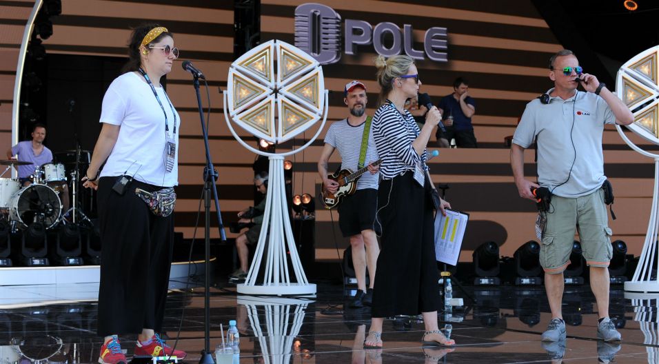 Była wokalistka zespołu Pustki do Opola przywiozła także własny materiał (fot. N. Młudzik/TVP)