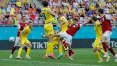 Ukraina Austria Euro 2020 Christoph Baumgartner gol prowadzenie