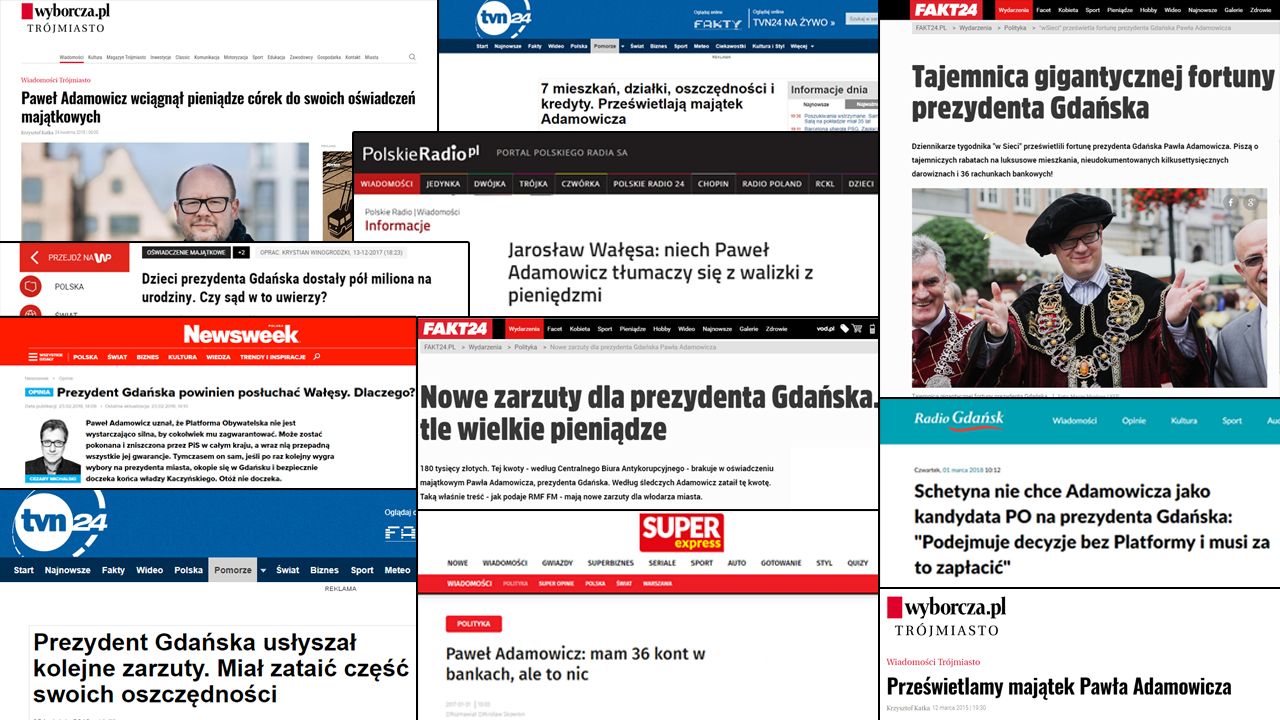 Wdowa po prezydencie Gdańska uważa, że jej rodzina była zastraszana przez dziennikarzy (fot. portal tvp.info)