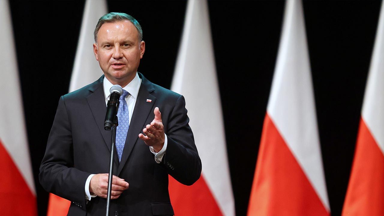 Andrzej Duda o sytuacji na granicy polsko-białoruskiej (fot. PAP/Andrzej Grygiel) Andrzej Duda o sytuacji na granicy polsko-białoruskiej (fot. PAP/Andrzej Grygiel)