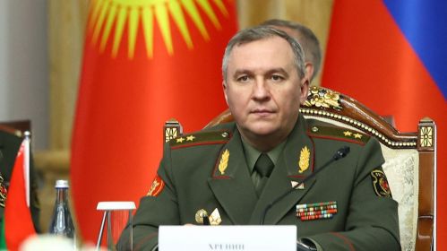 Віктар Хрэнін. Фота: Министерство обороны Республики Беларусь / Telegram