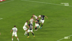 Skandaliczna decyzja sędziów meczu Wisła Płock – Ruch Chorzów (fot. TVP SPORT)