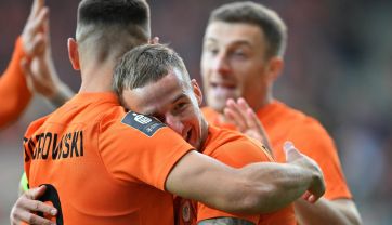 Głównym bohaterem Zagłębia Lubin był Adam Radwański (fot. PAP)