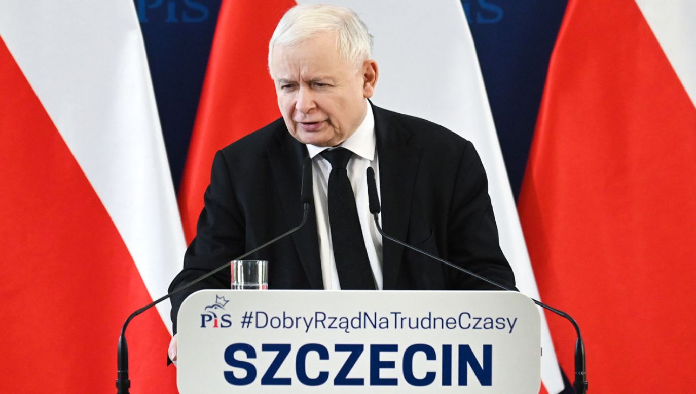 Jarosław Kaczyński (fot.  PAP/Marcin Bielecki)