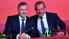 Marek Koźmiński i Cezary Kulesza (fot. PAP)