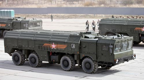 Расейскі ракетны комплекс «Іскандэр-М». Здымак мае ілюстрацыйны характар. Фота: Vitaly V. Kuzmin / Wikimedia