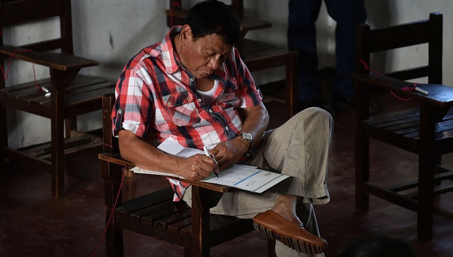 Prezydent Filipin przyznał, że zabijał ludzi (fot. Jes Aznar/Getty Images)