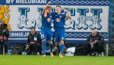 Michał Skóraś (z lewej) i Radosław Murawski (fot. PAP/Jakub Kaczmarczyk)
