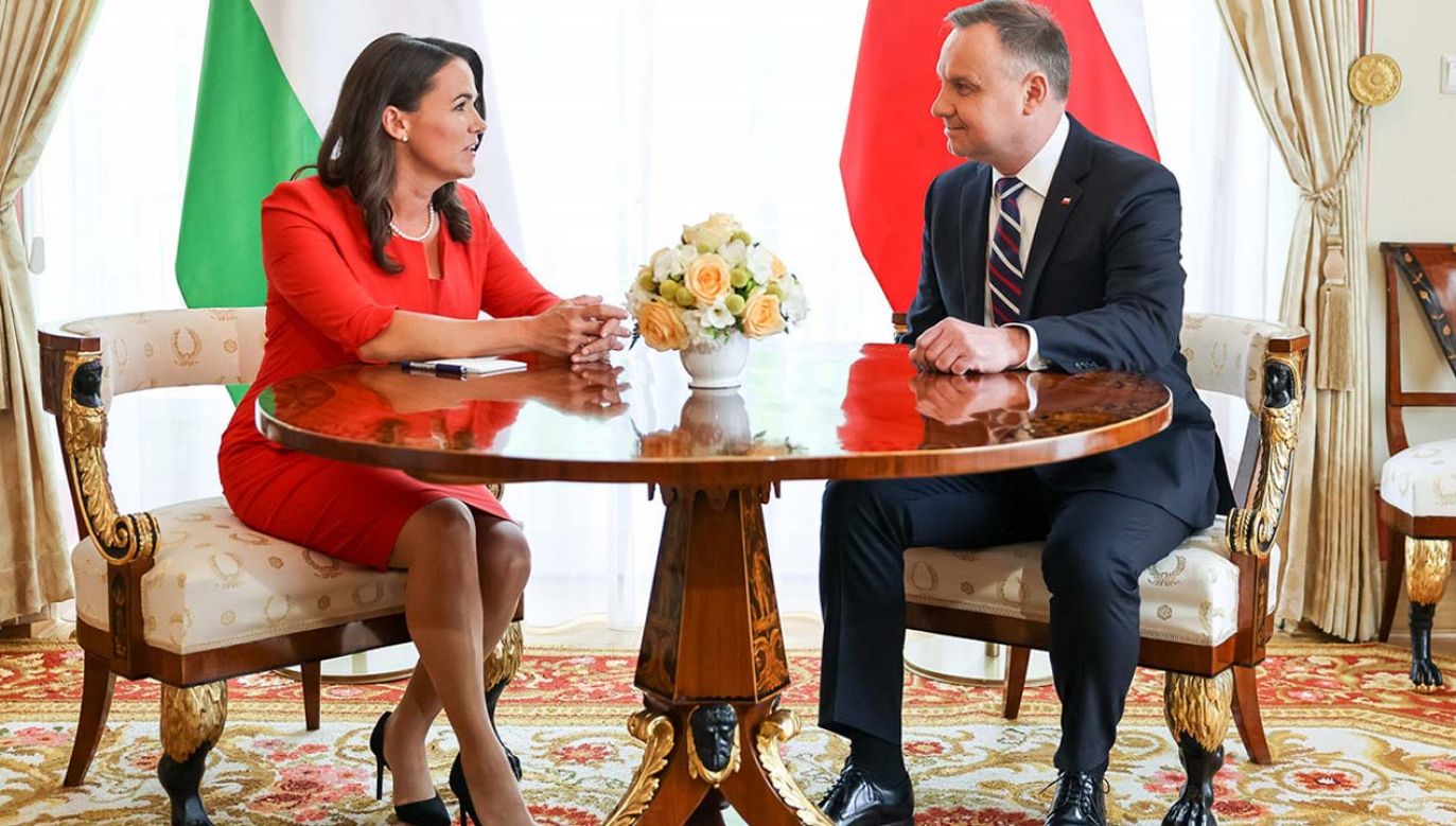 Prezydent Duda spotkał się z prezydent Węgier Katalin Novak (fot. KPRP)