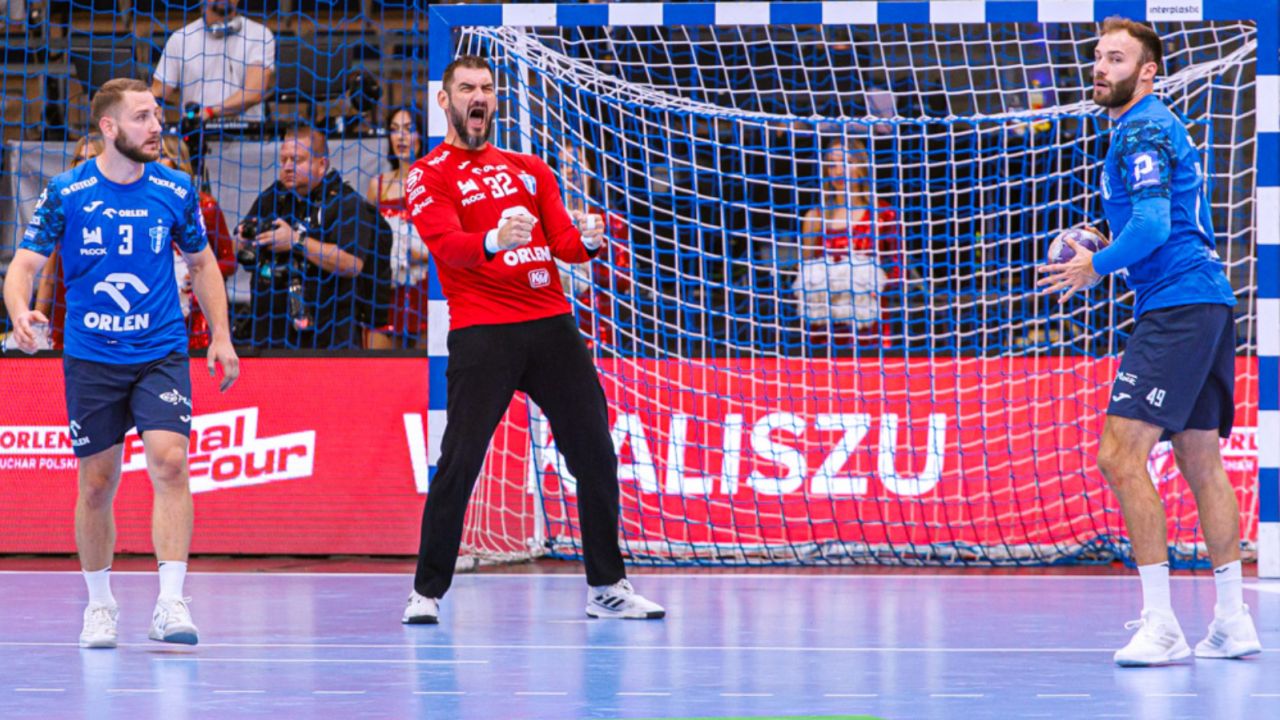 Mirko Alilović, bramkarz Orlen Wisły Płock (fot. Jerzy Stankowski / Orlen Wisła Płock)