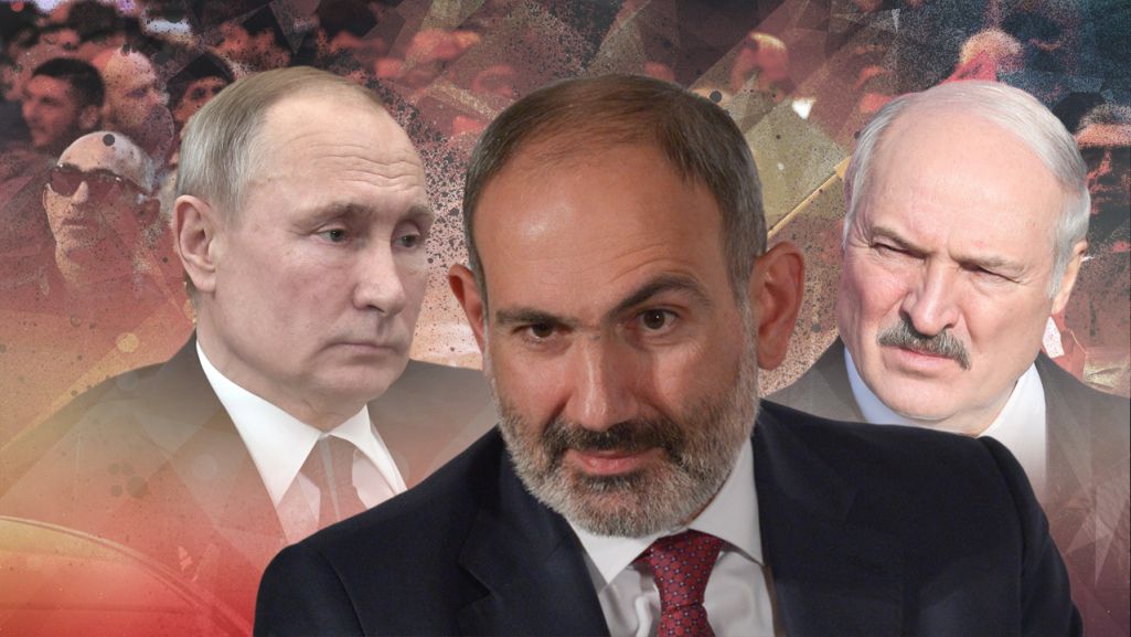 Калаж з (фота: Natalia Fedosenko / TASS / Forum; SPUTNIK / Reuters / Forum; Aleksiej Witwickі)