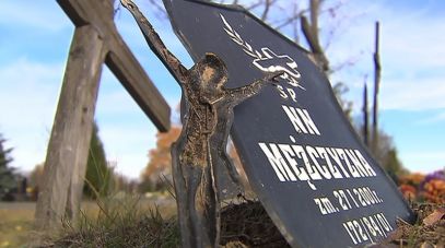 Cmentarze komunalne skrywają tajemnicę pochowanych jako NN (fot. TVP)