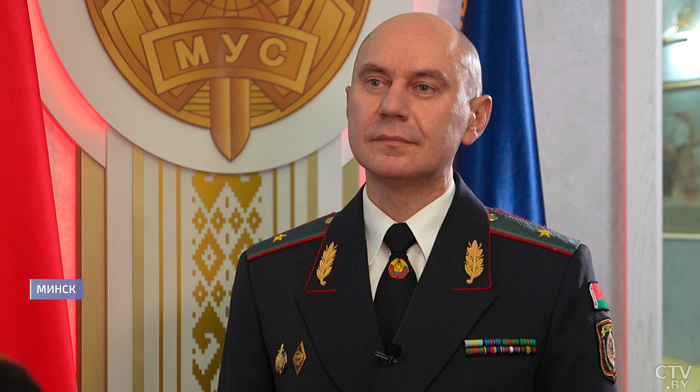 Намеснік міністра ўнутраных справаў Генадзь Казакевіч. (Фота: ctv.by)