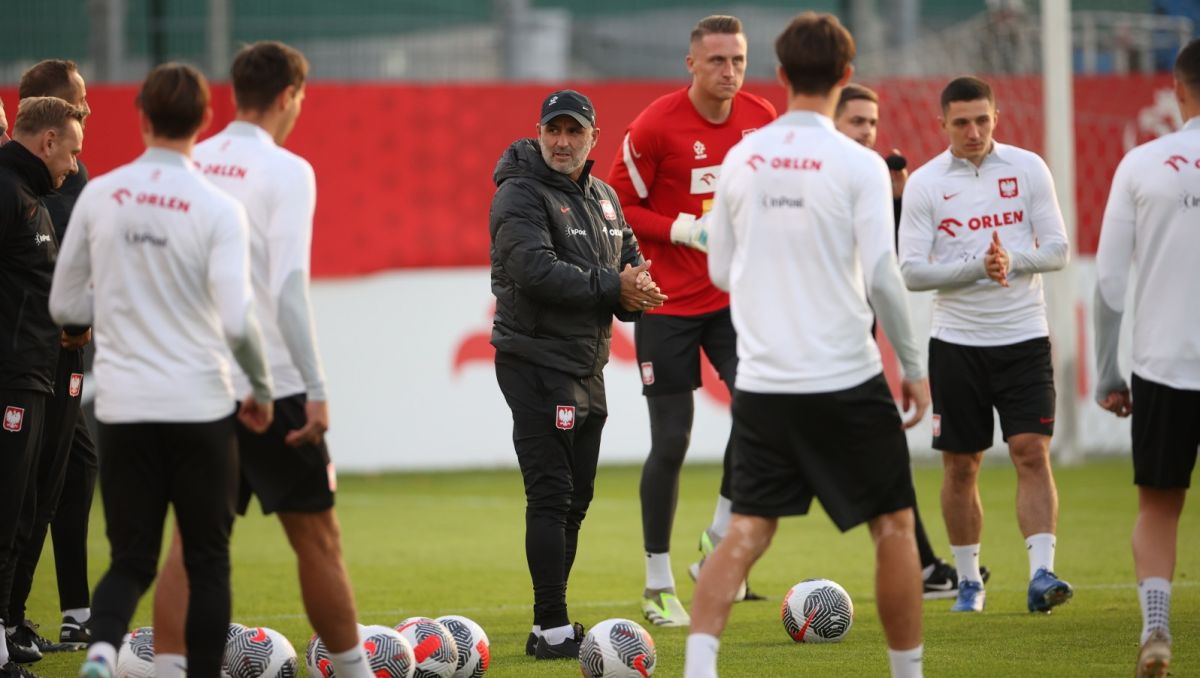 Michał Probierz na treningu kadry (fot. PAP) Michał Probierz na treningu kadry (fot. PAP)