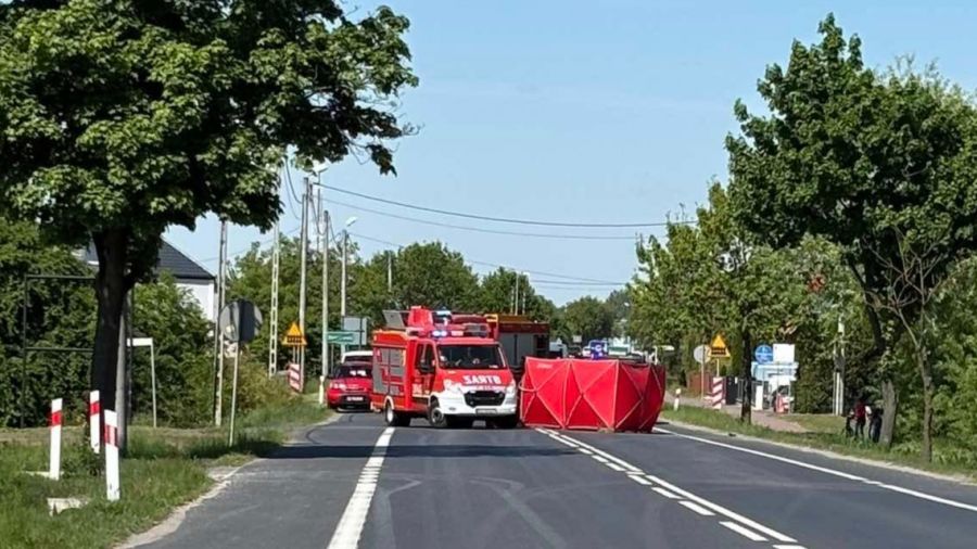 Stęszew: śmiertelny wypadek motocyklisty, nie żyje 20-latek, areszt dla pijanego 34-latka (fot. OSP Stęszew/Facebook)