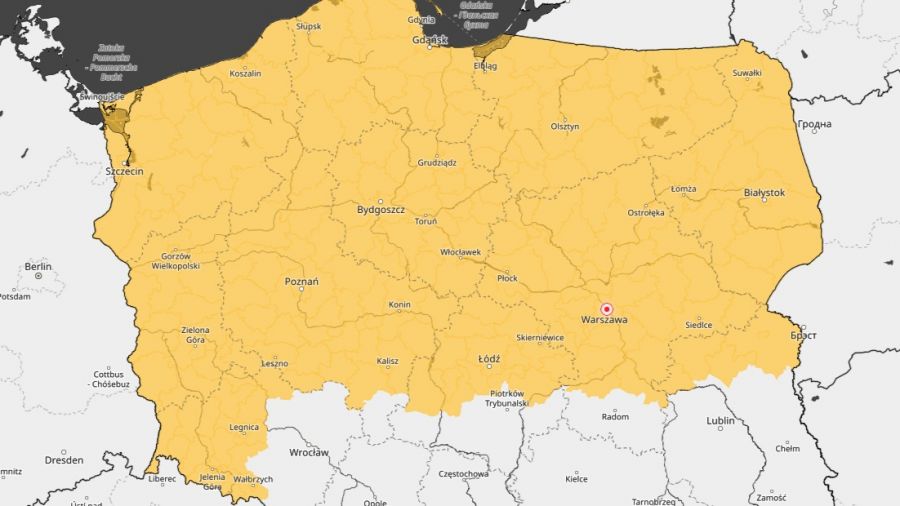 Ostrzeżenie przed przymrozkami dla Wielkopolski (fot. IMGW)