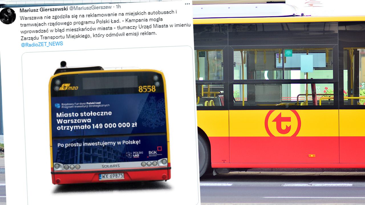 Na taką reklamę na warszawskich autobusach nie zgodził się Rafał Trzaskowski (fot. Shutterstock; TT)