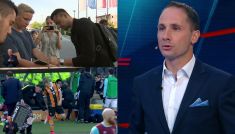 Łukasz Fabiański, Kamil Grosicki (fot. TVP Sport HD)