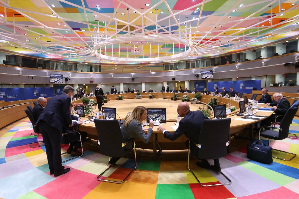 Еўрапейская рада прыняла 6-ы пакет санкцыяў супраць Расеі праз вайну ва Украіне. (Фота: EU Council / Twitter)