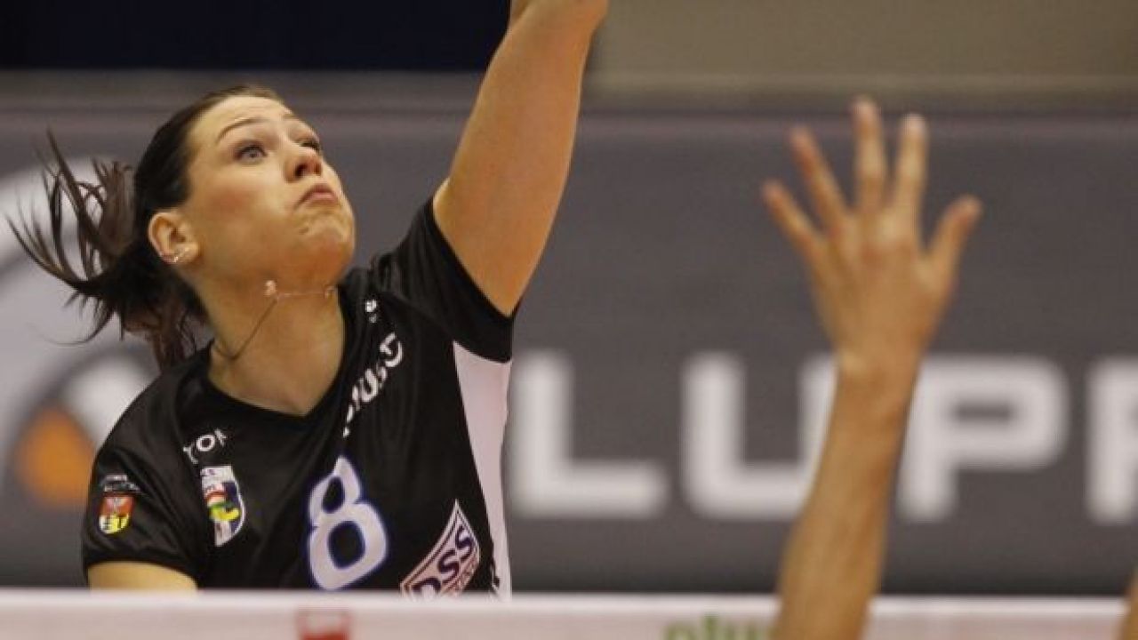 Katarzyna Zaroślińska z Tauronu MKS Dąbrowy Górniczej (fot. PAP)