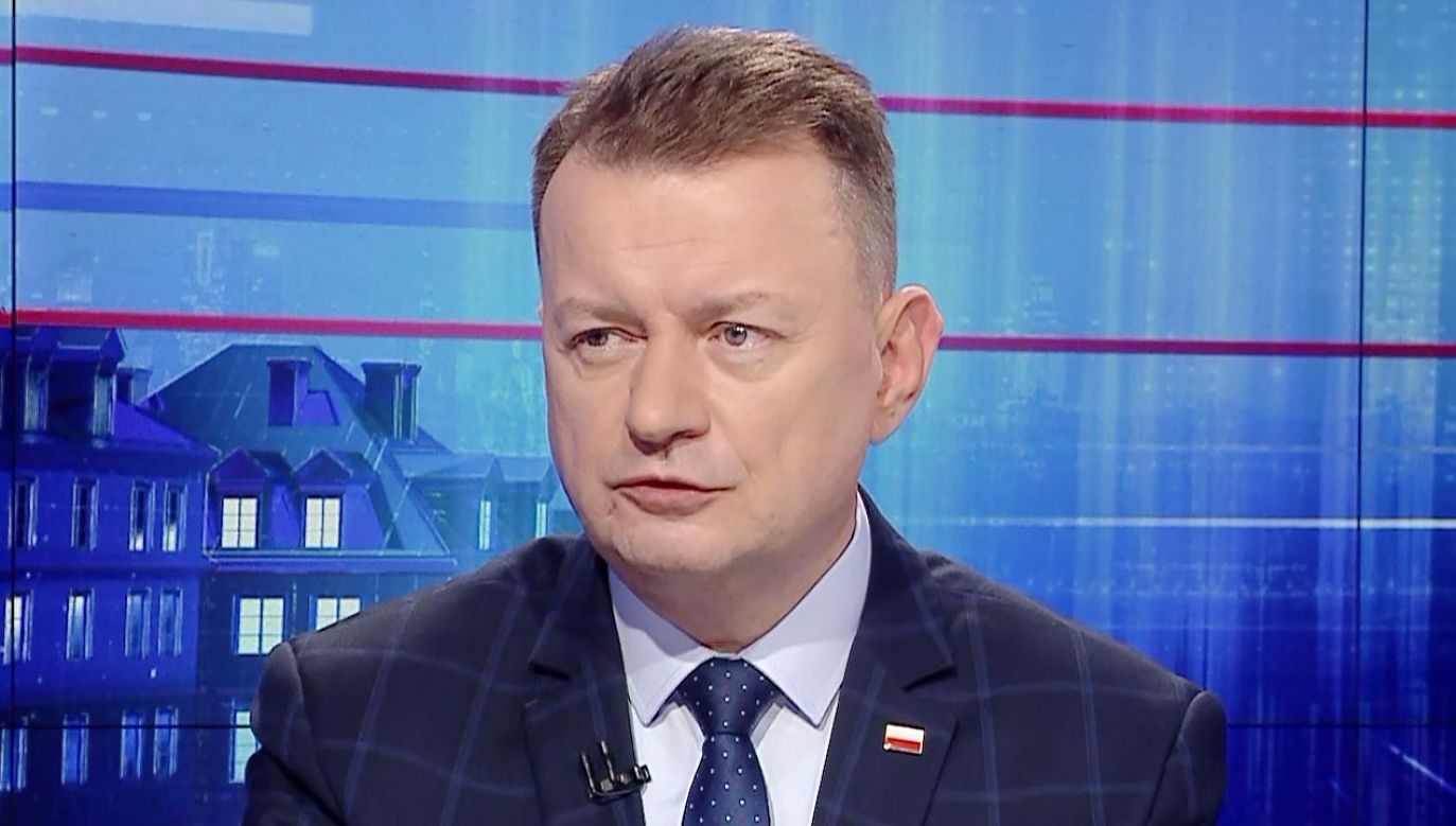 Wicepremier i szef MON Mariusz Błaszczak (fot. TVP Info)