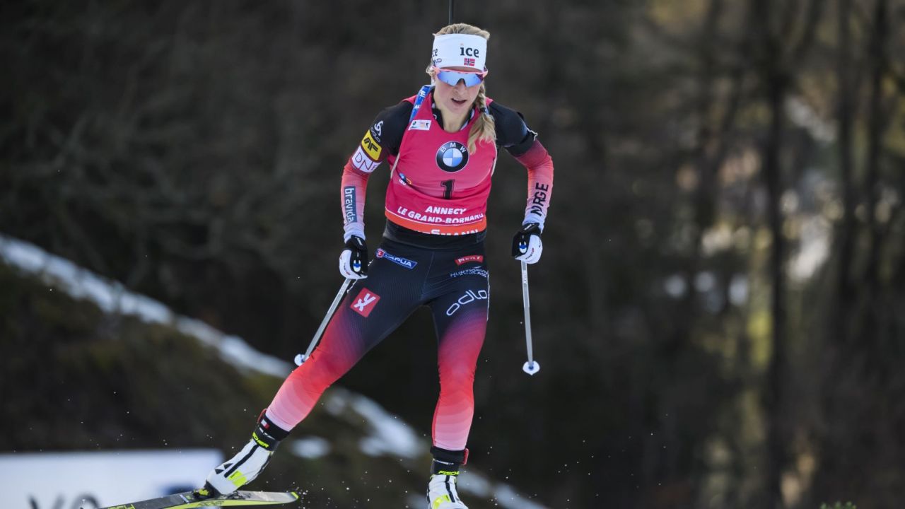PŚ w biathlonie: kto wygrał w Le Grand Bornan? Tiril Eckhoff (sport.tvp.pl)