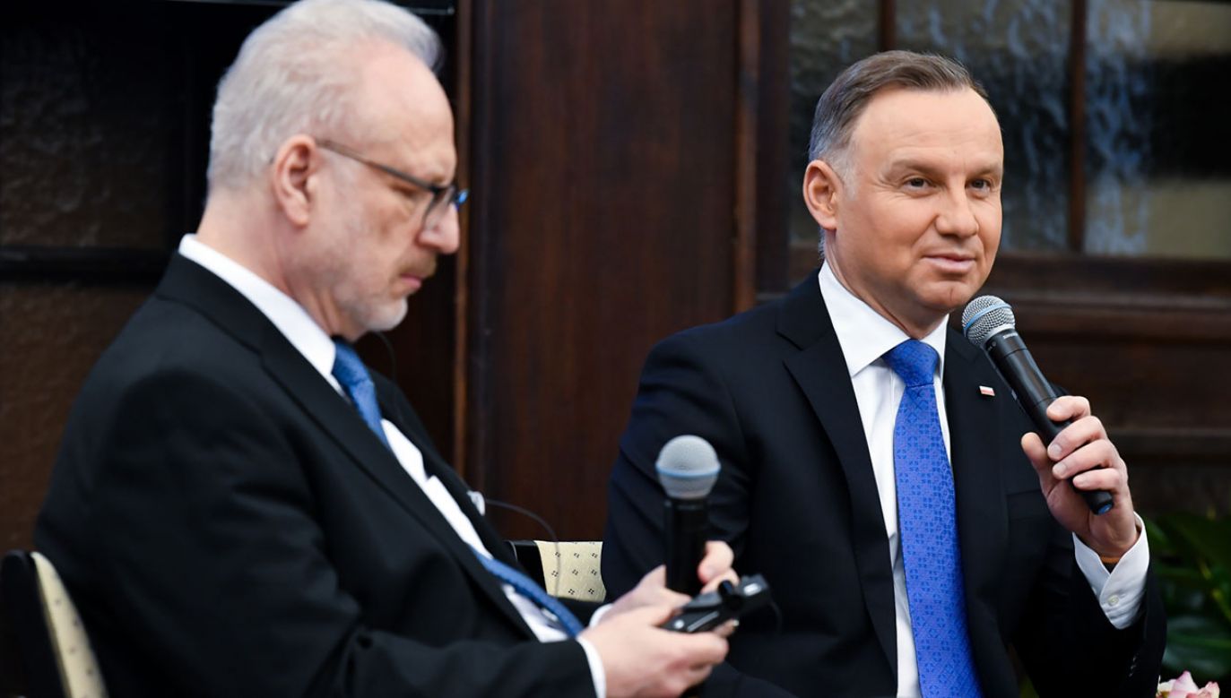 To trzeci dzień wizyty prezydenta Dudy na Łotwie (fot. PAP/Andrzej Lange)