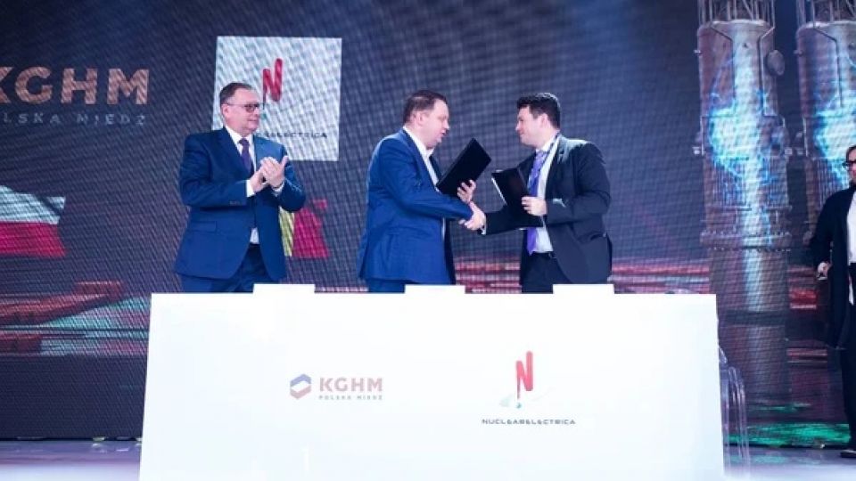 Polski KGHM będzie współpracować z rumuńską Nuclear Electrica przy małych reaktorach modułowych