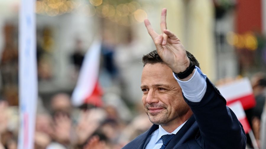 Wyniki exit poll na styk / fot. PAP/Marcin Gadomsk