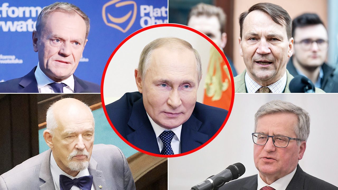 Tusk, Sikorski, Mikke i Komorowski wsparli swymi wypowiedziami propagandę Putina (fot. PAP/EPA)