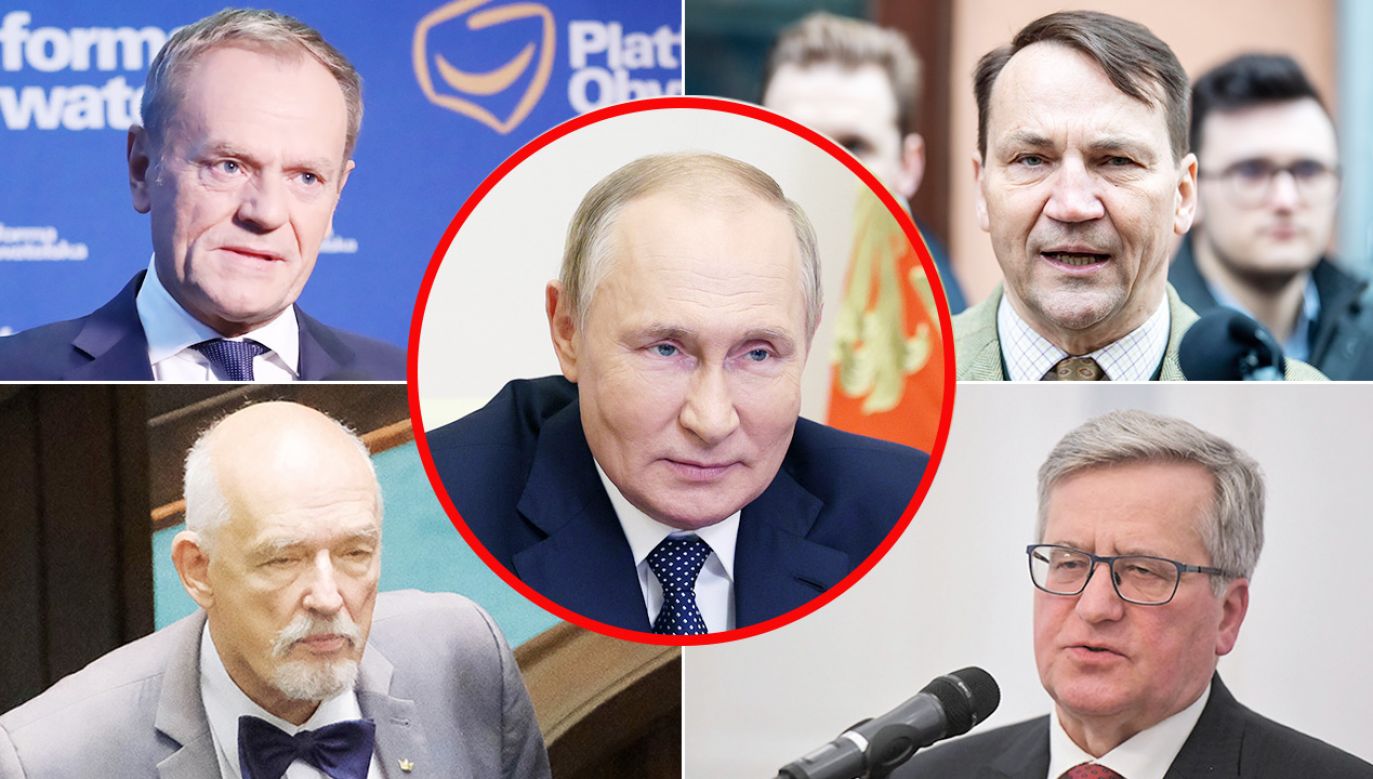 Tusk, Sikorski, Mikke i Komorowski wsparli swymi wypowiedziami propagandę Putina (fot. PAP/EPA)