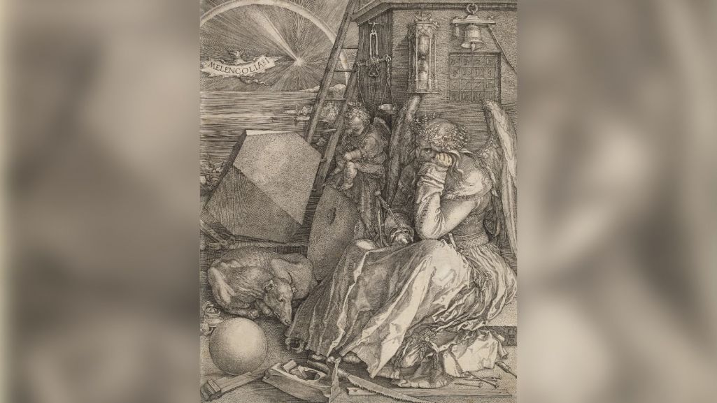 „Melancholia I” może być obrazem personifikującym uczucie, które dawniej było uważane za jeden z najgorszych „humorów” (fot. wikimedia/ domena publiczna)