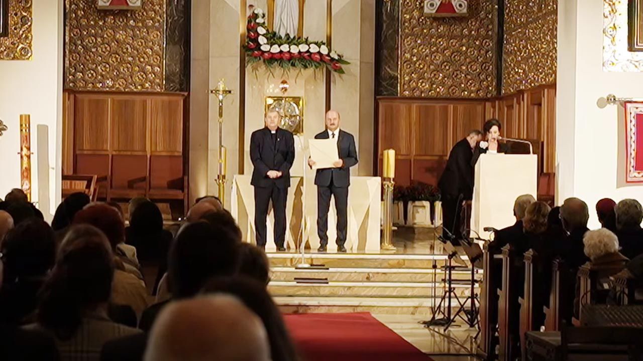 Nagrody wręczono podczas gali w katerze Ordynariatu Polowego Wojska Polskiego w Warszawie (fot. .youtube/Targi Wydawców Katolickich)
