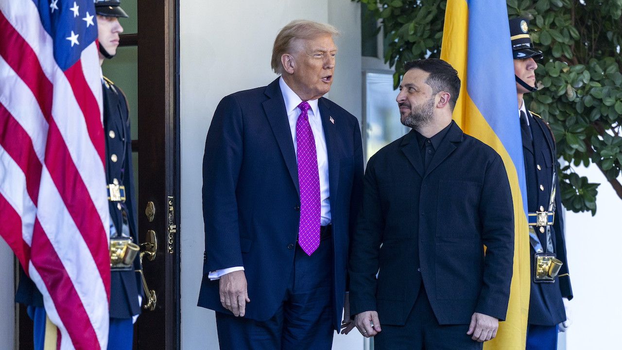 Prezydent USA po spotkaniu ze Zełenskim. Opublikował wpis