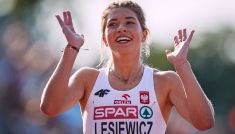 Złoto dla Kornelii Lesiewicz podczas lekkoatletycznych ME U20 (fot. Getty)