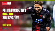Polonia Warszawa – Stal Rzeszów. Betclic 1 Liga, 15. kolejka (fot. TVP SPORT)