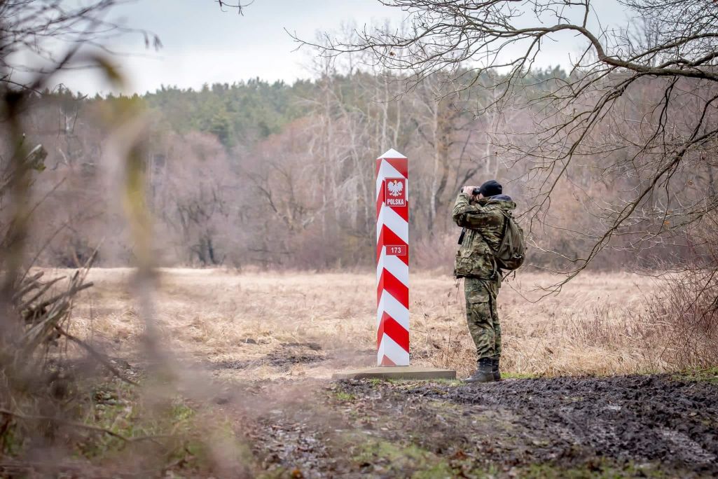 Польска-беларуская мяжа (Фота: Straż Graniczna / X.com)