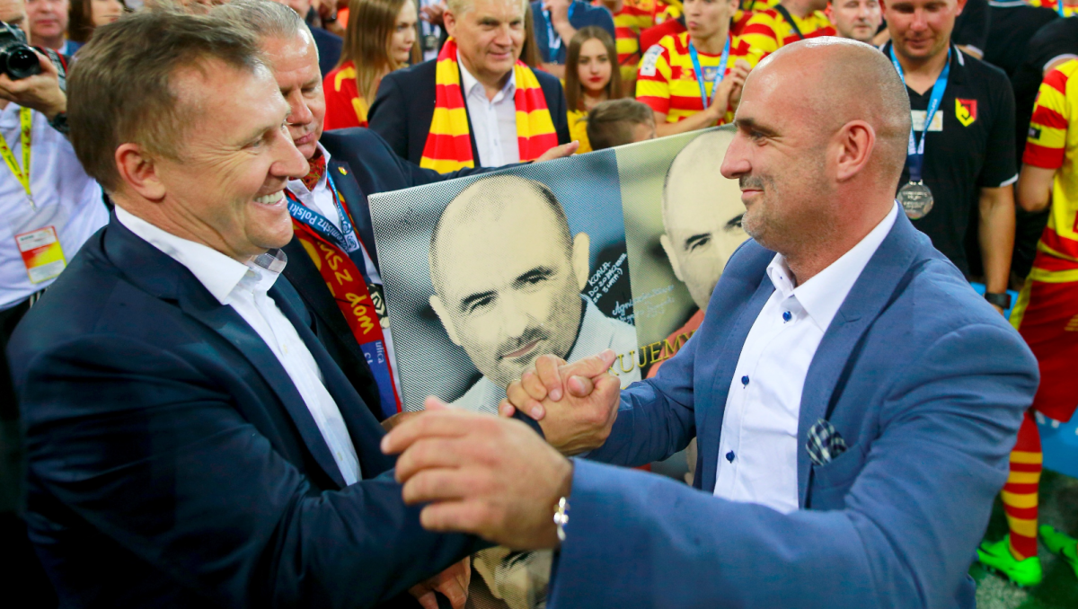 Cezary Kulesza pracował z Michałem Probierzem w Jagiellonii Białystok. Teraz obaj panowie stworzą nowy rozdział w reprezentacji Polski (fot: 400mm.pl)